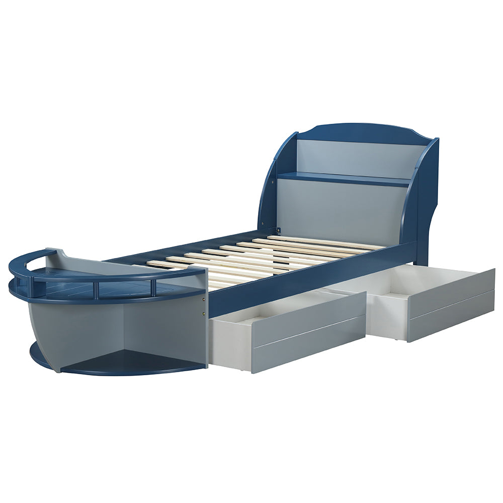 Neptune II Twin Bed with Trundle