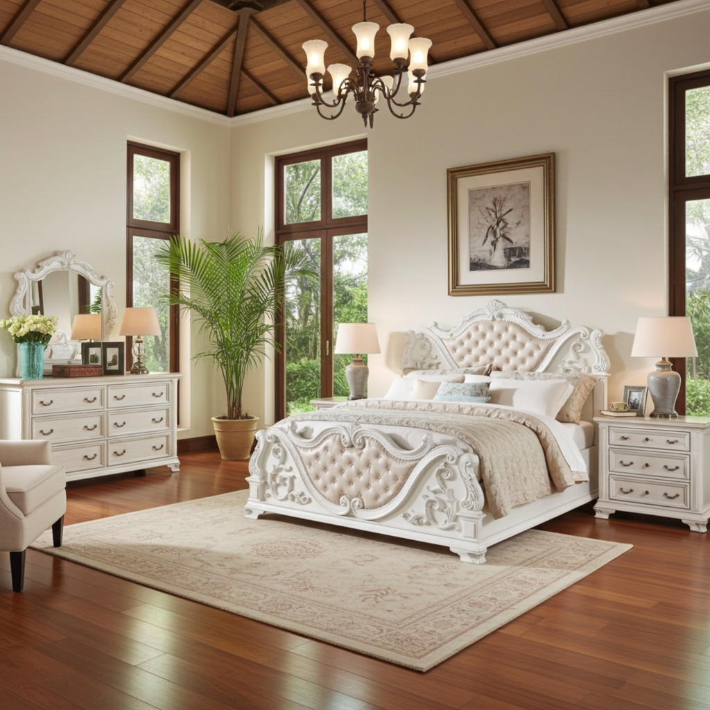 Esparanza Bedroom Set - Pearl White