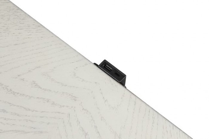 Promenade Night Stand - Wire Brushed White