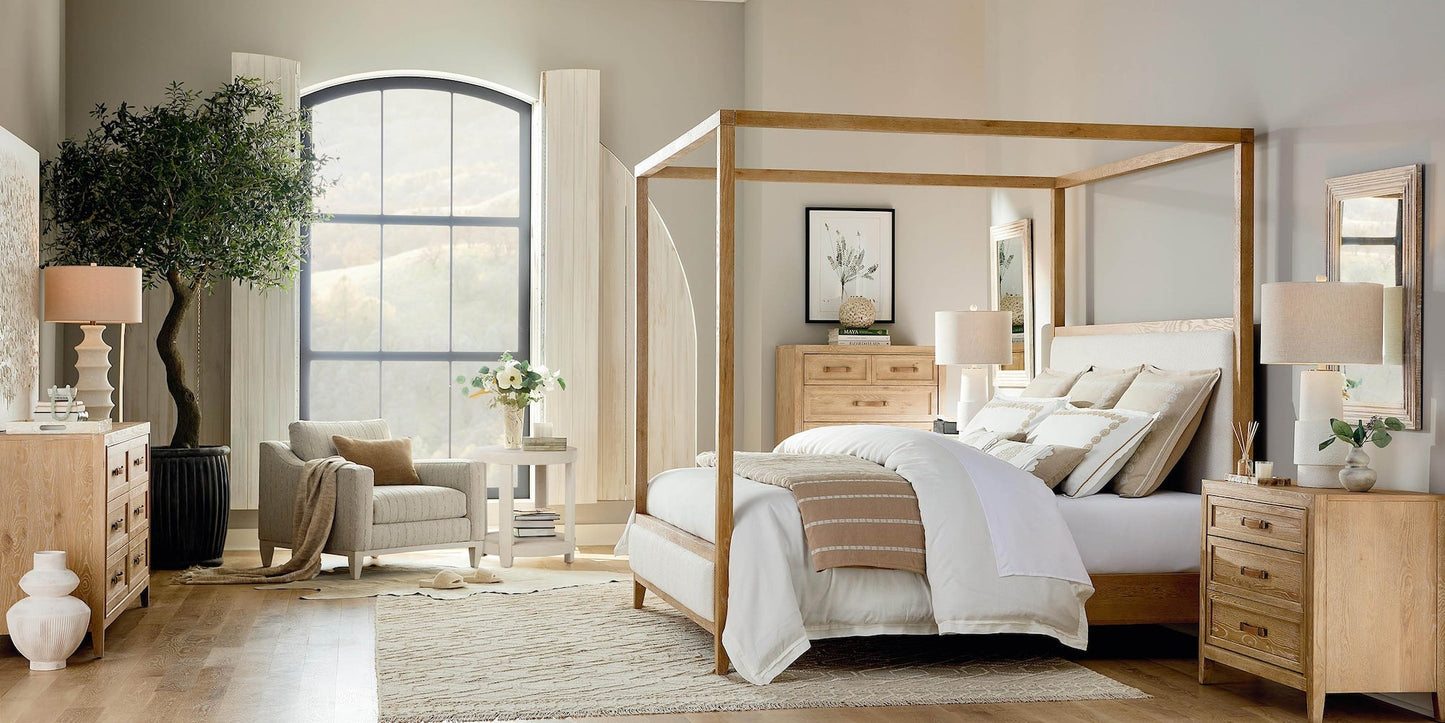 Courtland Upholstered Canopy Bed