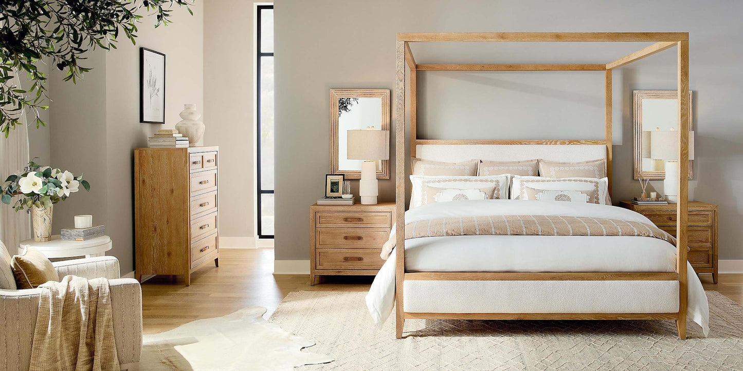 Courtland Upholstered Canopy Bed