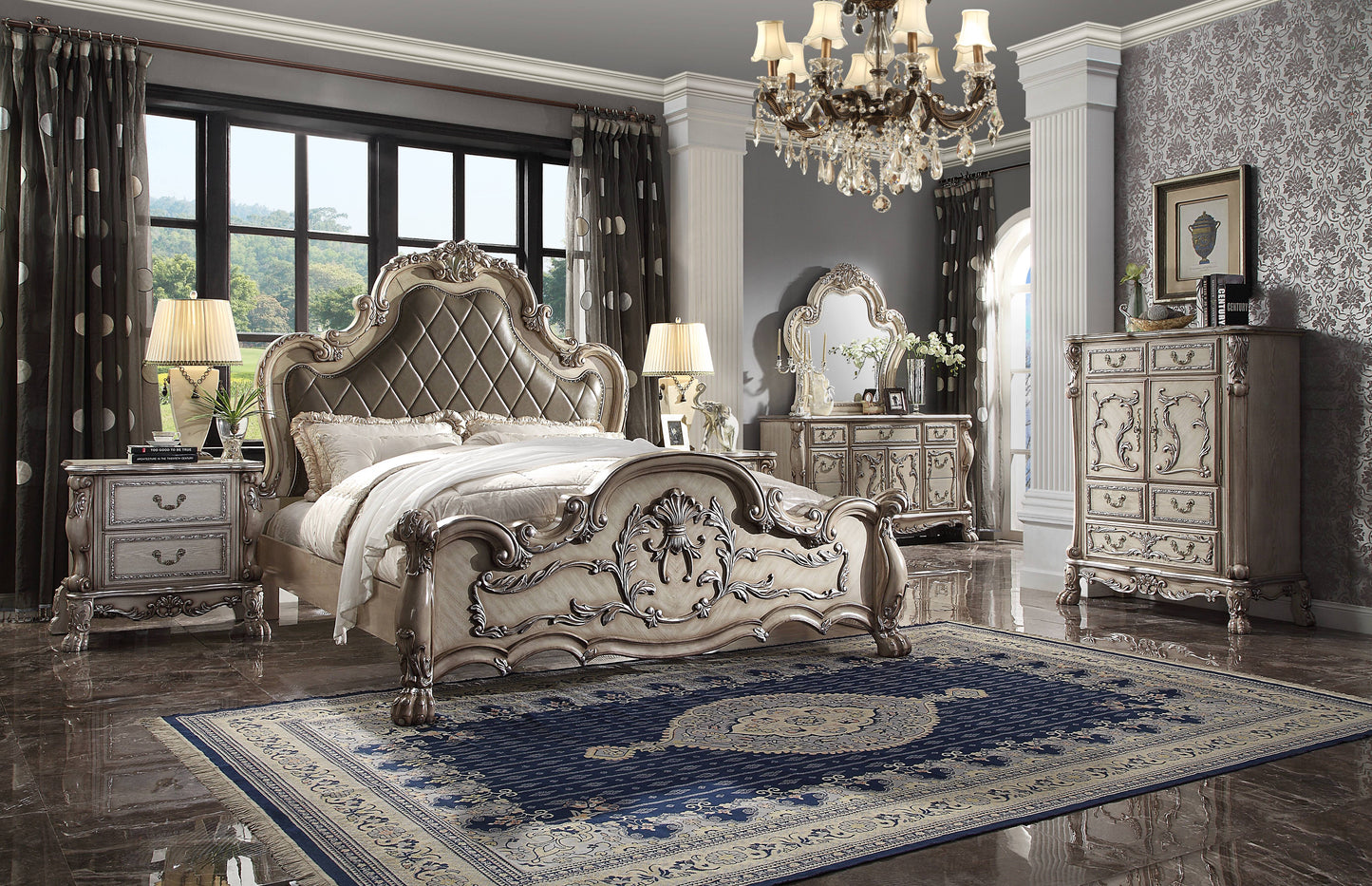 The Dresden Victorian Bed - KING