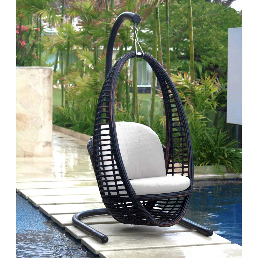 Heri Hanging Swing Chair with Frame and Premium Cushions