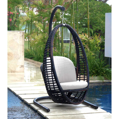 Heri Hanging Swing Chair with Frame and Premium Cushions