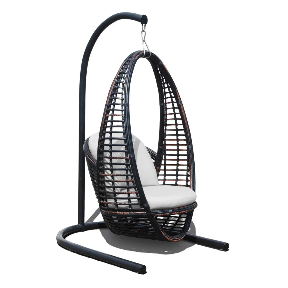 Heri Hanging Swing Chair with Frame and Premium Cushions