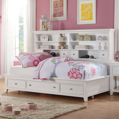 Lacey Daybed W/Storage (Twin or Full) White Finish