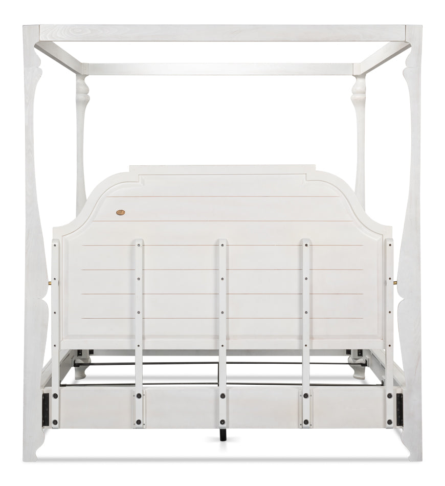 Madeline Bungalow King Bed - White
