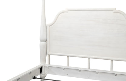 Madeline Bungalow King Bed - White