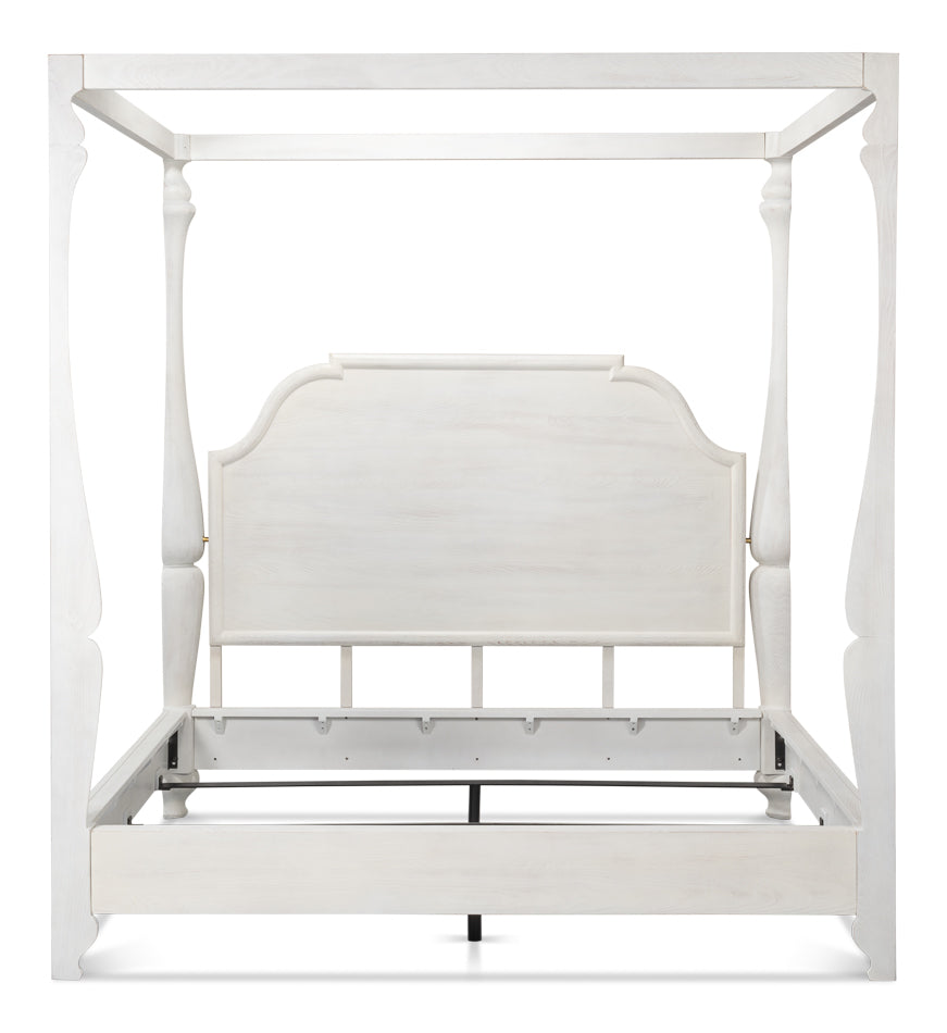 Madeline Bungalow King Bed - White