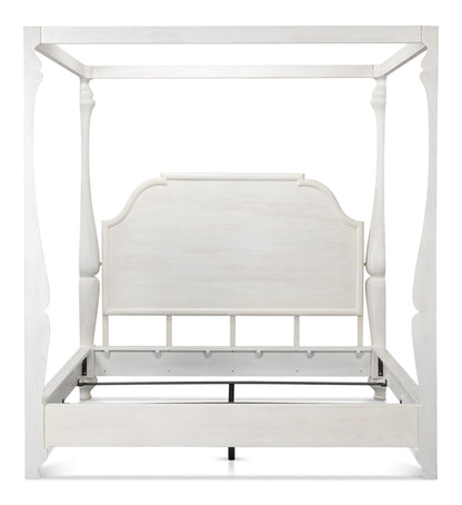 Madeline Bungalow King Bed - White