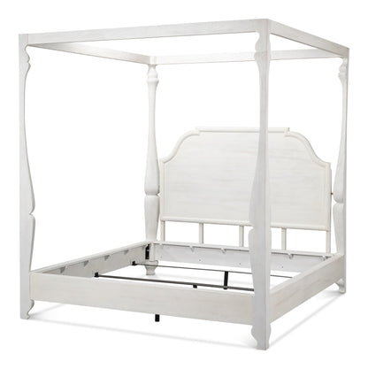 Madeline Bungalow King Bed - White