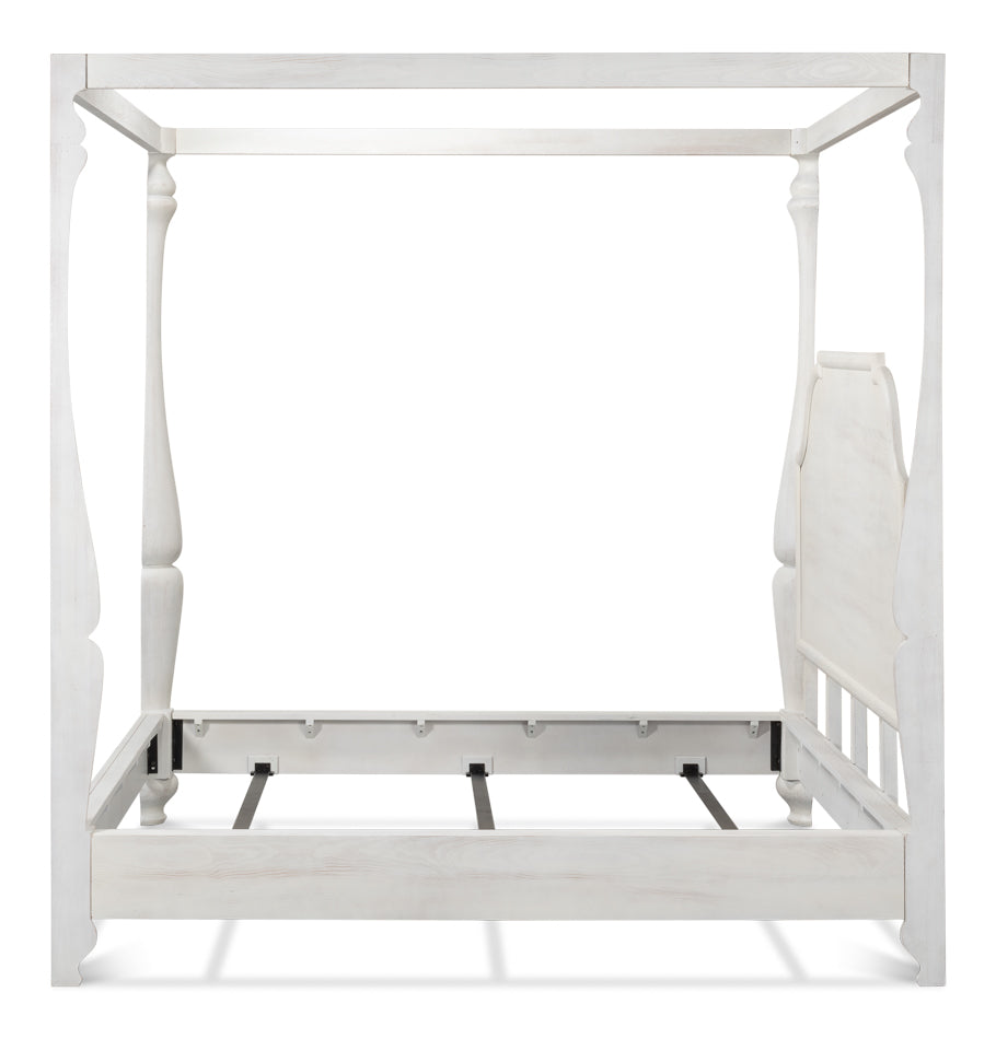 Madeline Bungalow King Bed - White
