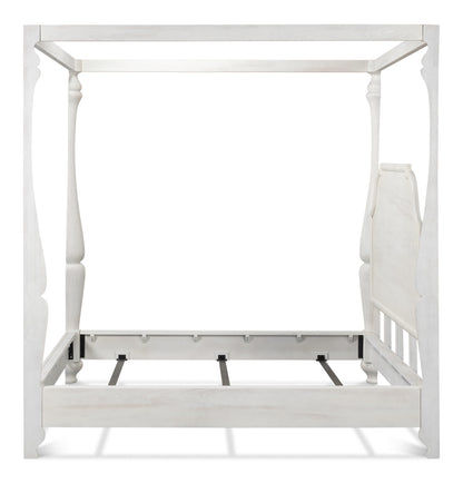 Madeline Bungalow King Bed - White