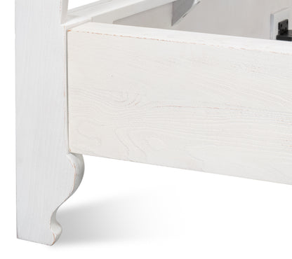 Madeline Bungalow King Bed - White