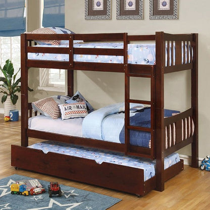 Cameron Bunk Bed - Dark Walnut