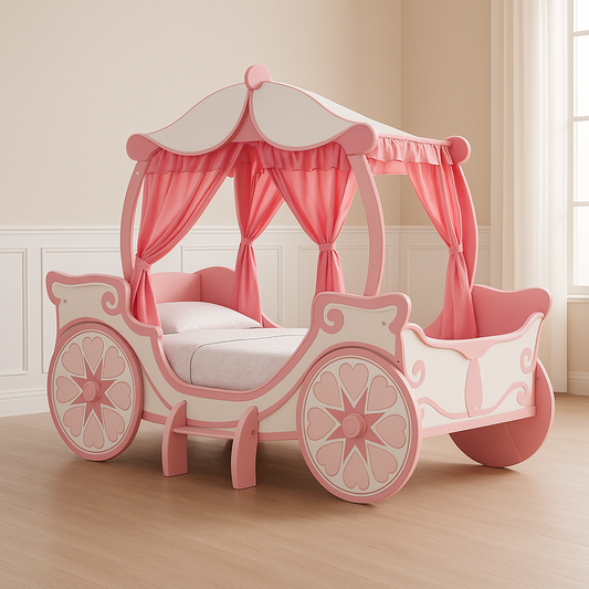 Arianna Princess Carriage Twin Bed | CM7630-BED