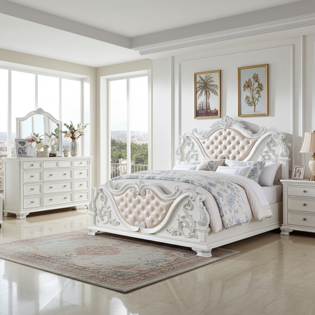 Esparanza Bedroom Set - Pearl White