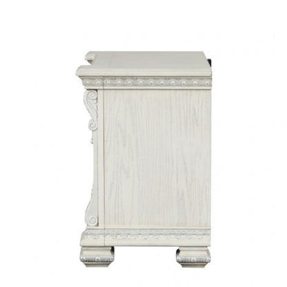 Promenade Night Stand - Wire Brushed White