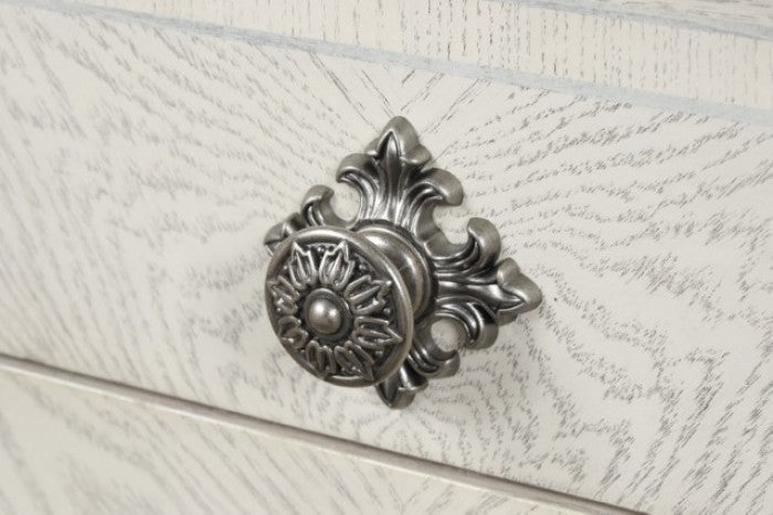 Promenade Night Stand - Wire Brushed White