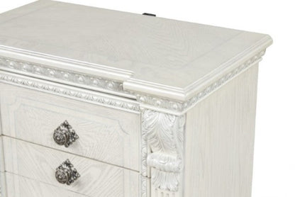 Promenade Night Stand - Wire Brushed White