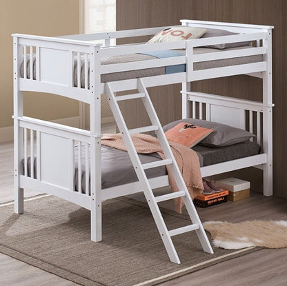 Spring Creek Bunk Bed - White