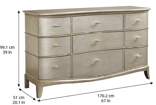 Starlite - Triple 9 Drawer Dresser