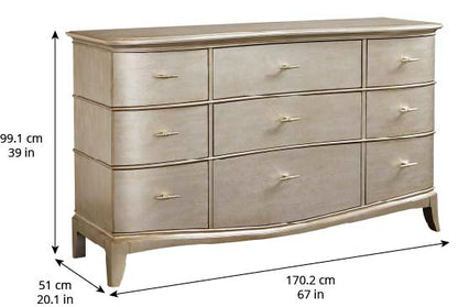 Starlite - Triple 9 Drawer Dresser