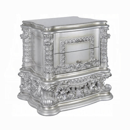 Valkyrie 5-Piece Bedroom Set  Antique Platinum European Luxury