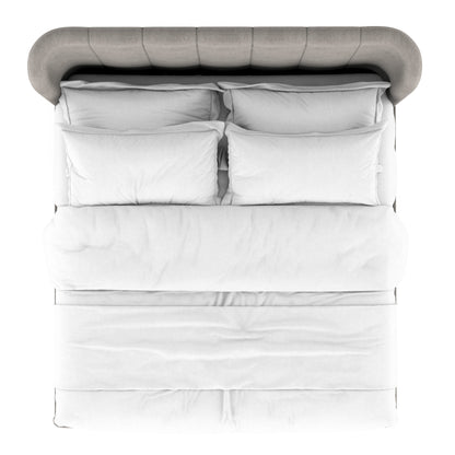 Vault King Upholstered Shelter Bed