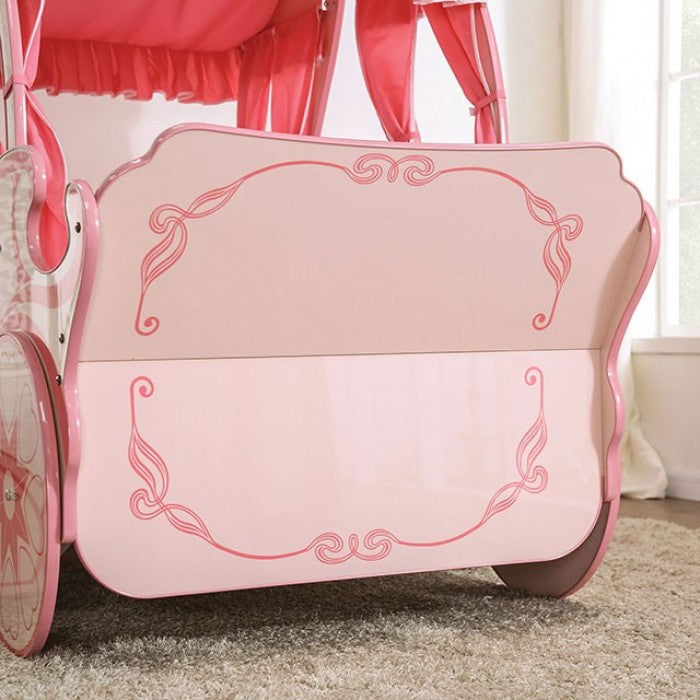 Arianna Princess Carriage Twin Bed | CM7630-BED