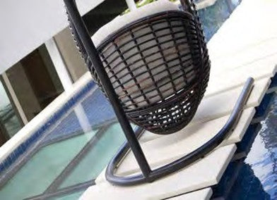 Heri Hanging Swing Chair with Frame and Premium Cushions