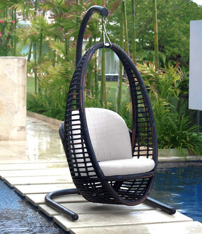Heri Hanging Swing Chair with Frame and Premium Cushions
