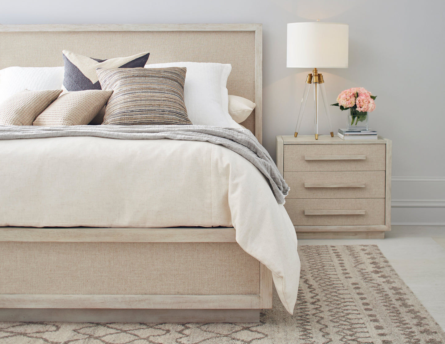 Cotiere 3 Drawer Nightstand