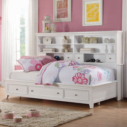 Lacey Daybed W/Storage (Twin or Full) White Finish