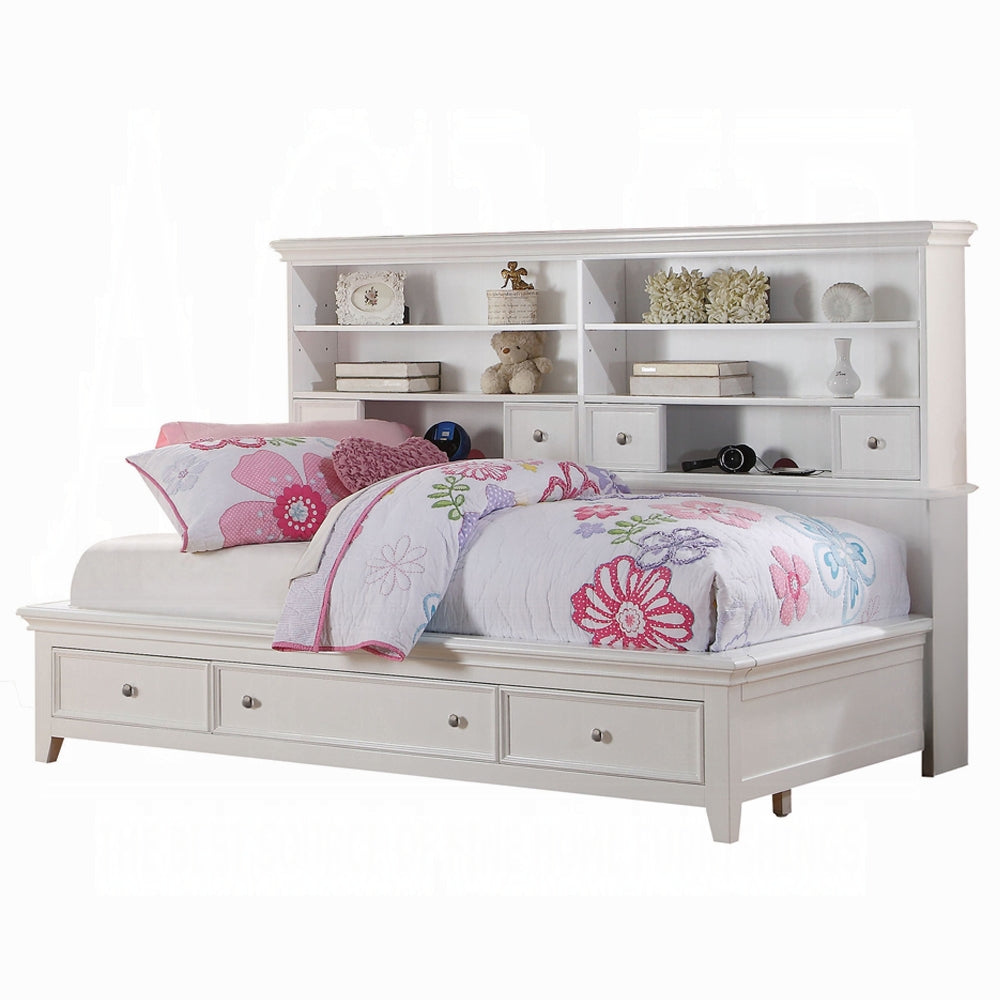 Lacey Daybed W/Storage (Twin or Full) White Finish