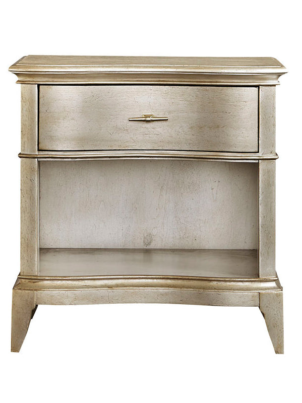 Starlite-Single Drawer Open Nightstand