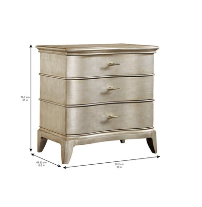 Starlite-3 Drawer Nightstand