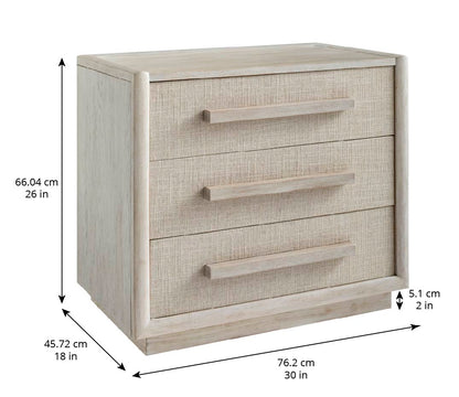 Cotiere 3 Drawer Nightstand