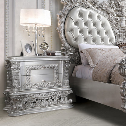 Valkyrie 5-Piece Bedroom Set  Antique Platinum European Luxury